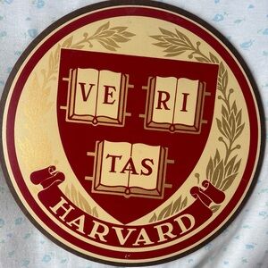 Vintage Harvard Herald Plaque